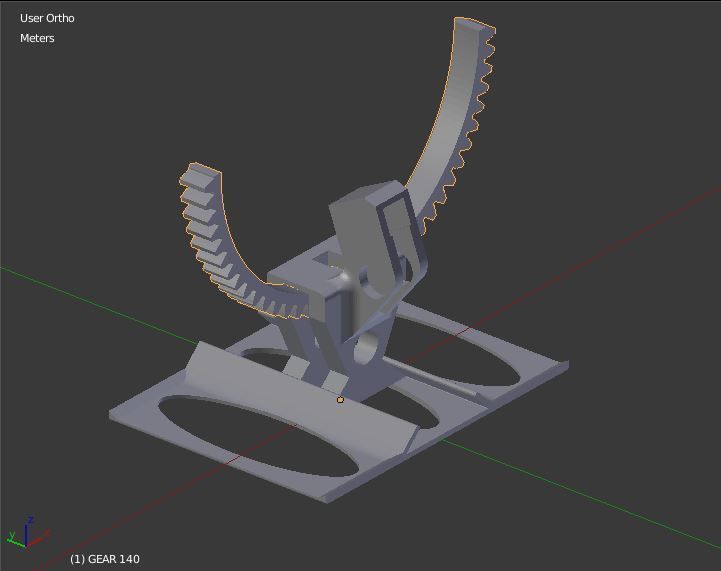Armillary phone holder 3D print model_6
