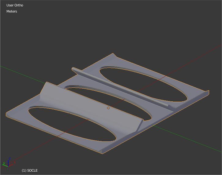 Armillary phone holder 3D print model_10