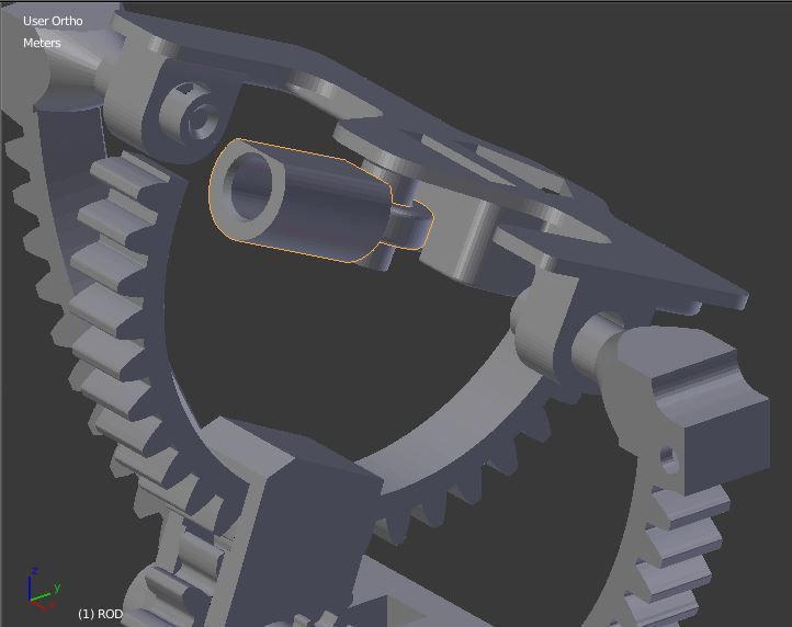 Armillary phone holder 3D print model_16