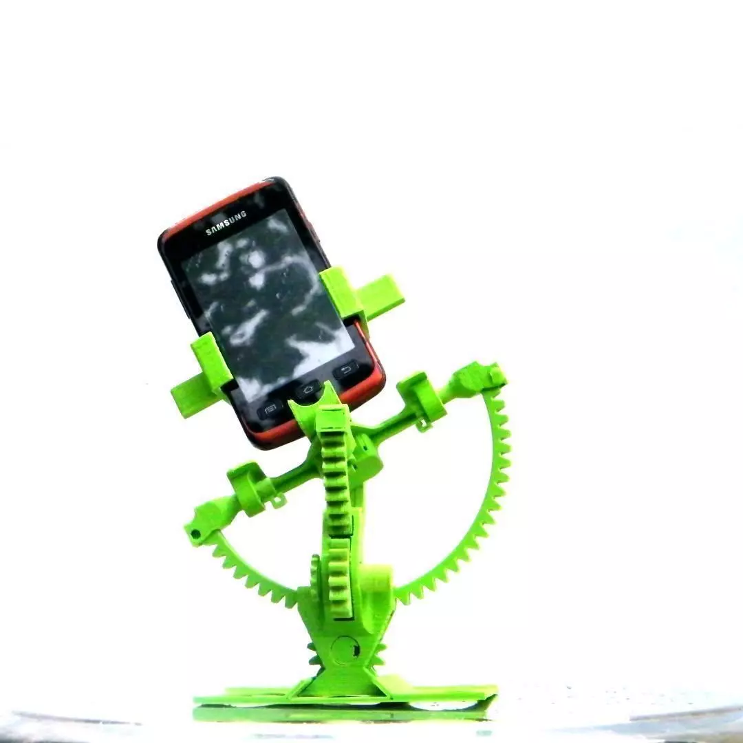 Armillary phone holder 3D print model_0