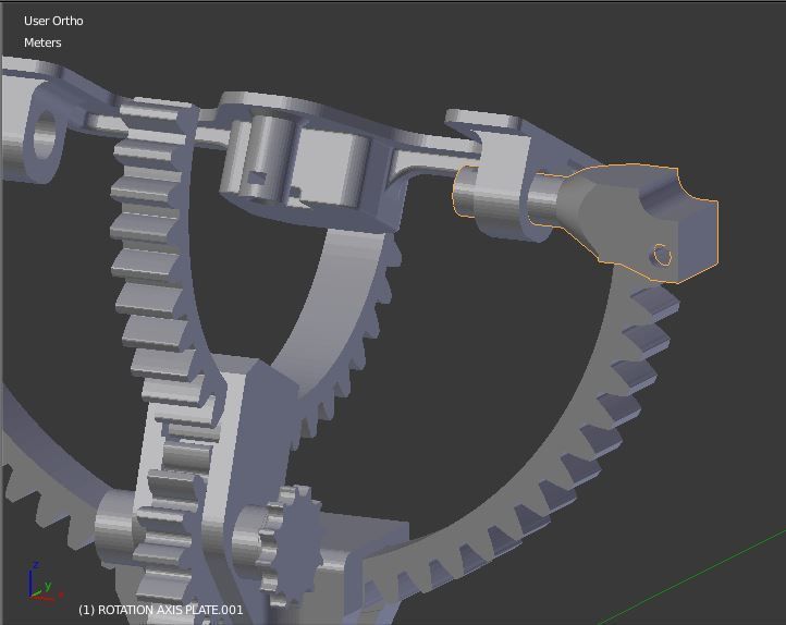 Armillary phone holder 3D print model_14