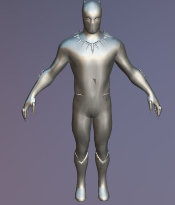 Black Panther VR Game Model Low-poly 3D model_5