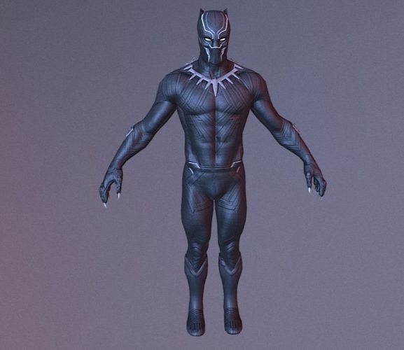 Black Panther VR Game Model Low-poly 3D model