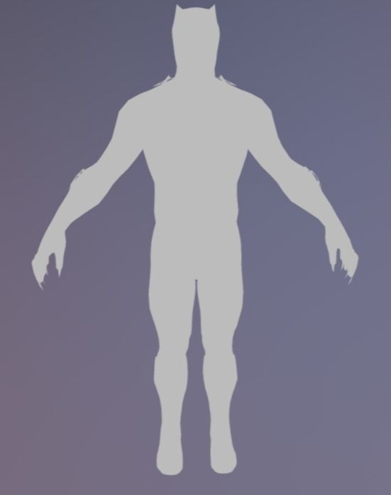 Black Panther VR Game Model Low-poly 3D model_4