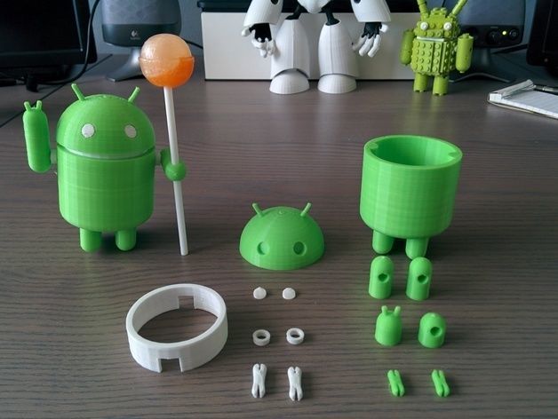 Android Robot 3D print model_2