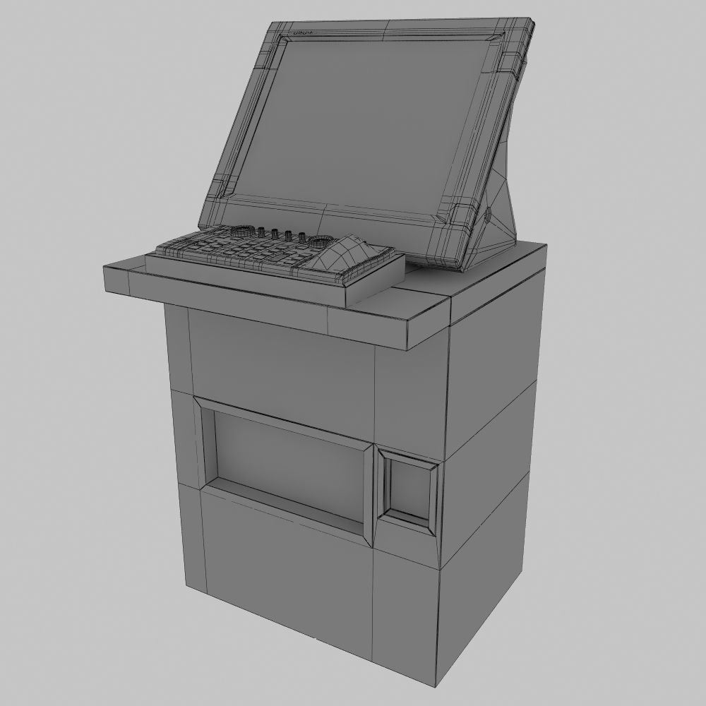 Furuno Ship Radar 3D model_7