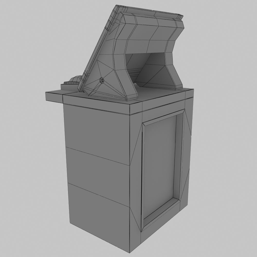 Furuno Ship Radar 3D model_8