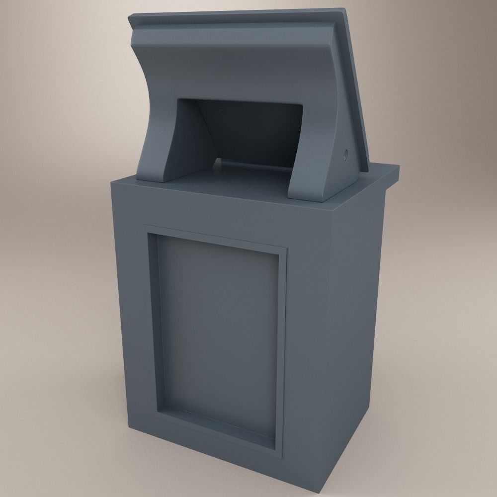 Furuno Ship Radar 3D model_6