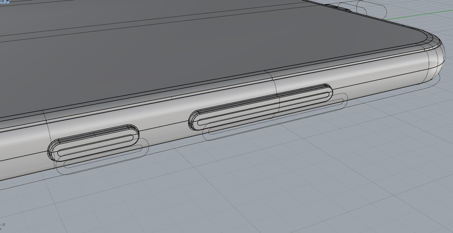 Smartphone with Pop-Up Camera  3D model_14