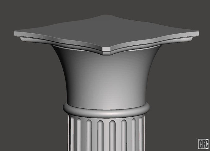 Demo greek column - Columna griega Free 3D model