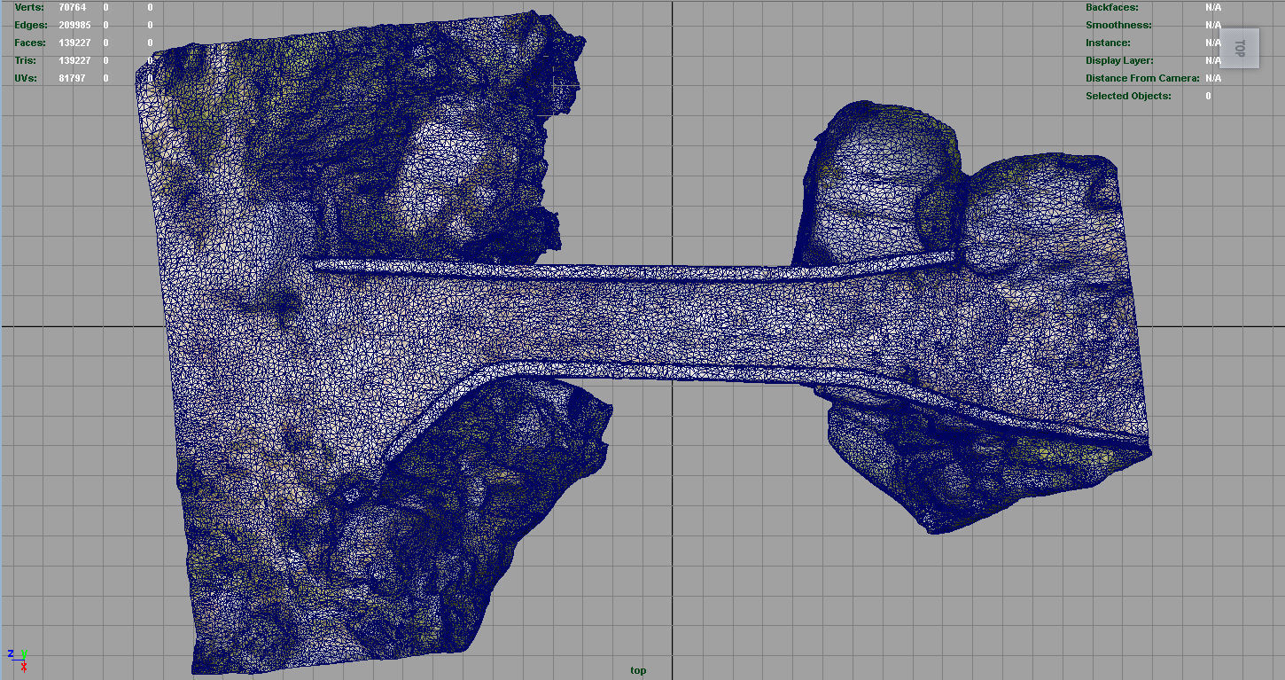 Medieval Bridge Low-poly 3D model_11