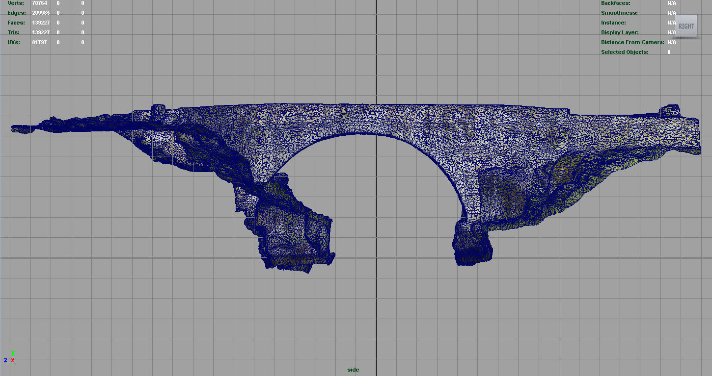 Medieval Bridge Low-poly 3D model_12