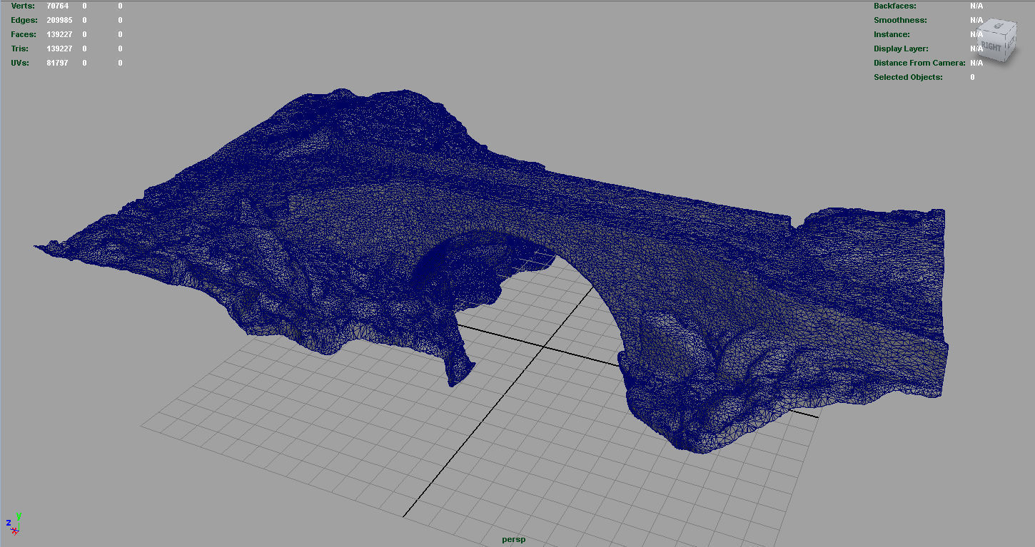 Medieval Bridge Low-poly 3D model_6