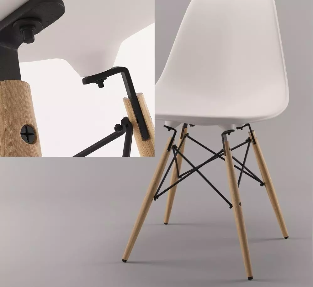 Eames chair DSW 3D model_0