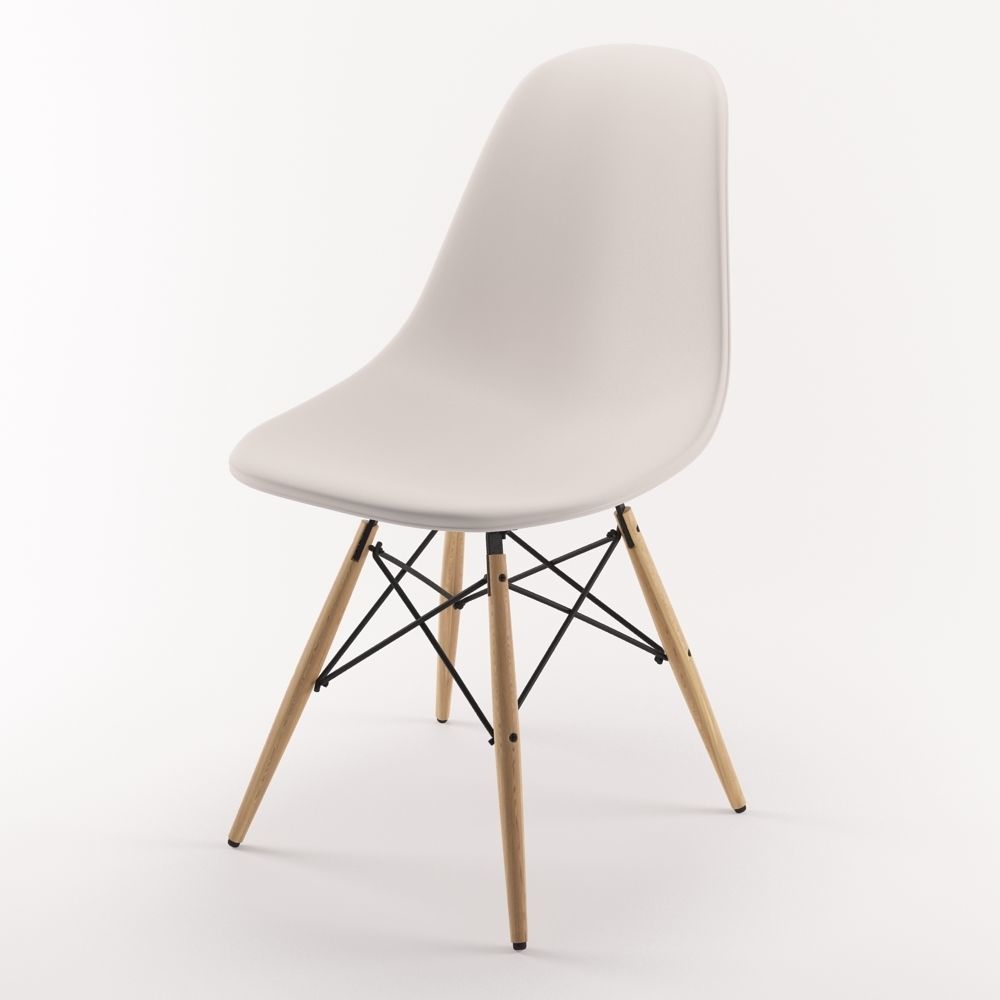 Eames chair DSW 3D model_1