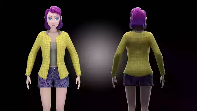 Female Character Modeling Using Blender Cycles 3D