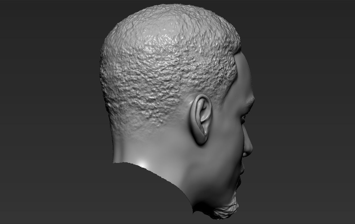 Stephen Curry standard version only mesh 3D model_5