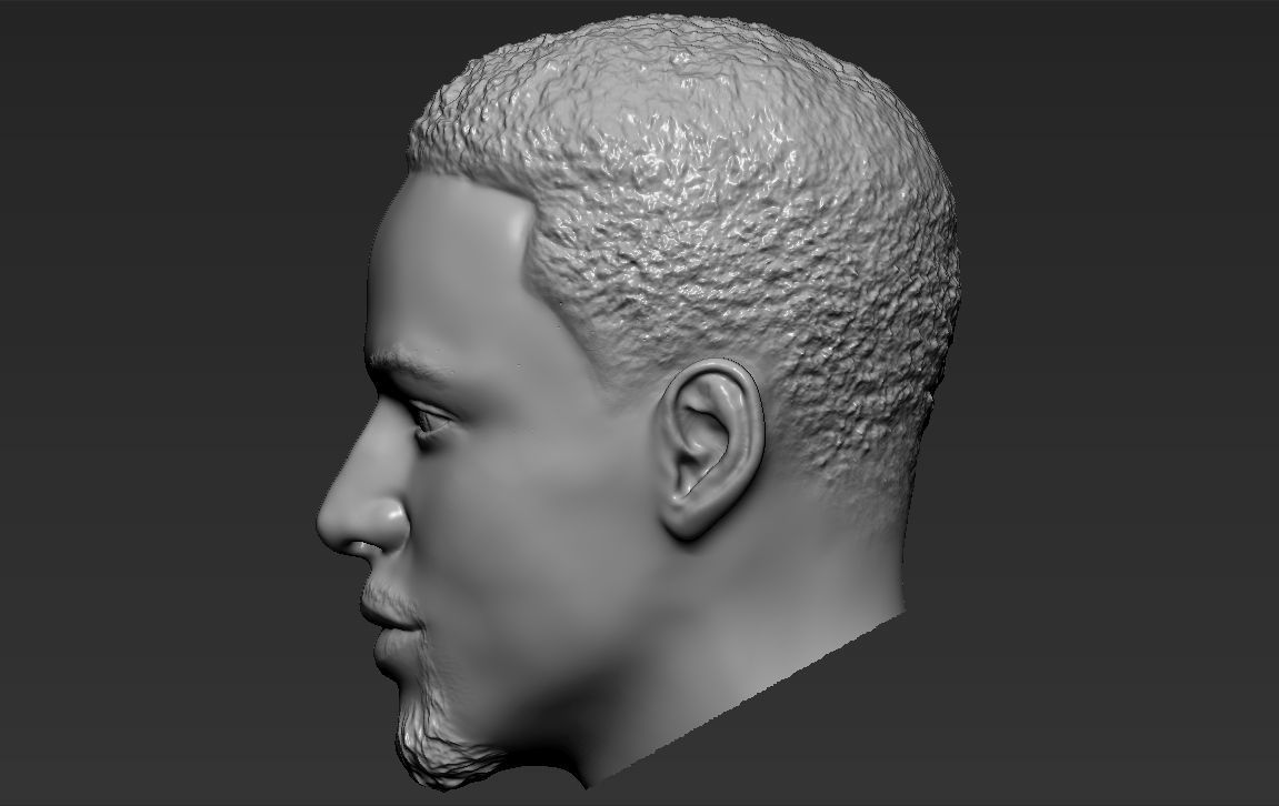 Stephen Curry standard version only mesh 3D model_7