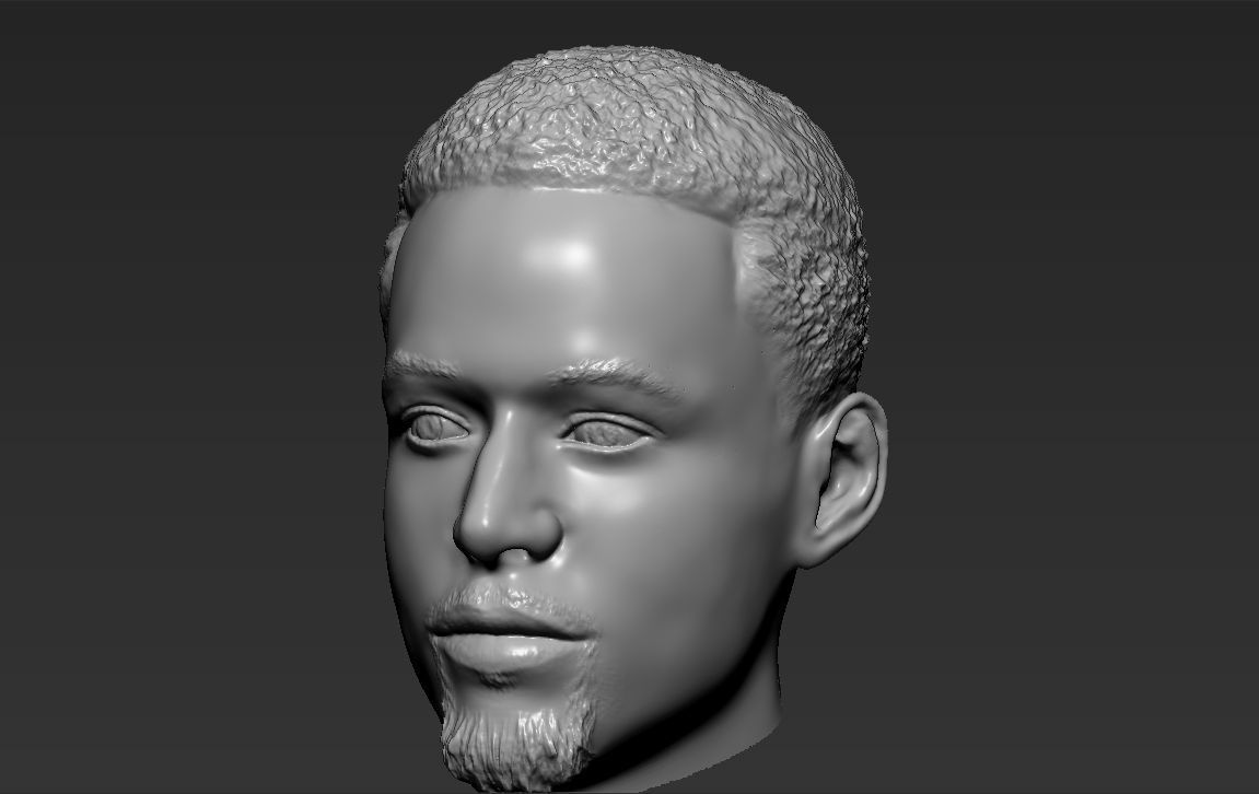 Stephen Curry standard version only mesh 3D model_1
