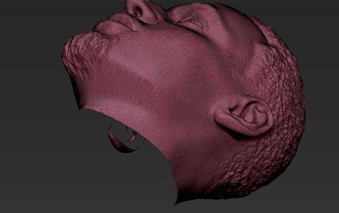 Stephen Curry standard version only mesh 3D model_18