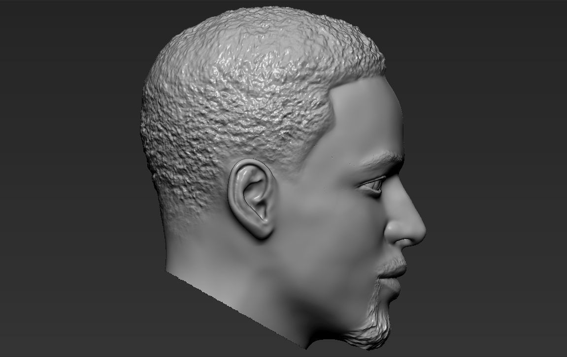 Stephen Curry standard version only mesh 3D model_4