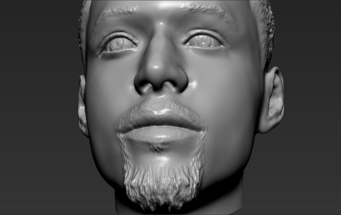 Stephen Curry standard version only mesh 3D model_11