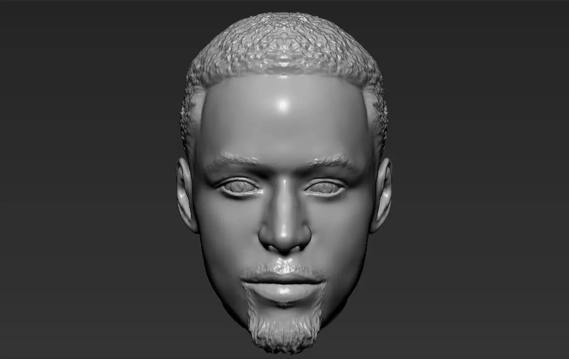 Stephen Curry standard version only mesh 3D model_0