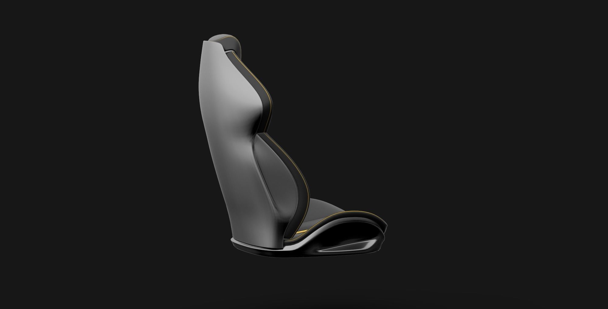 car seat 3D model_3