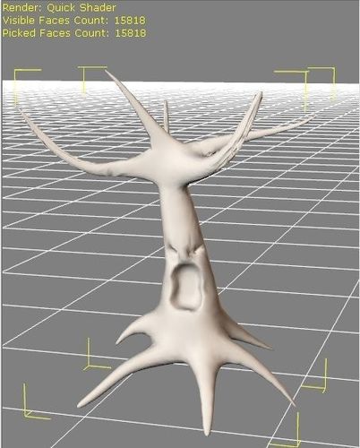Low poly Monster tree Low-poly 3D model
