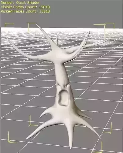 Low poly Monster tree