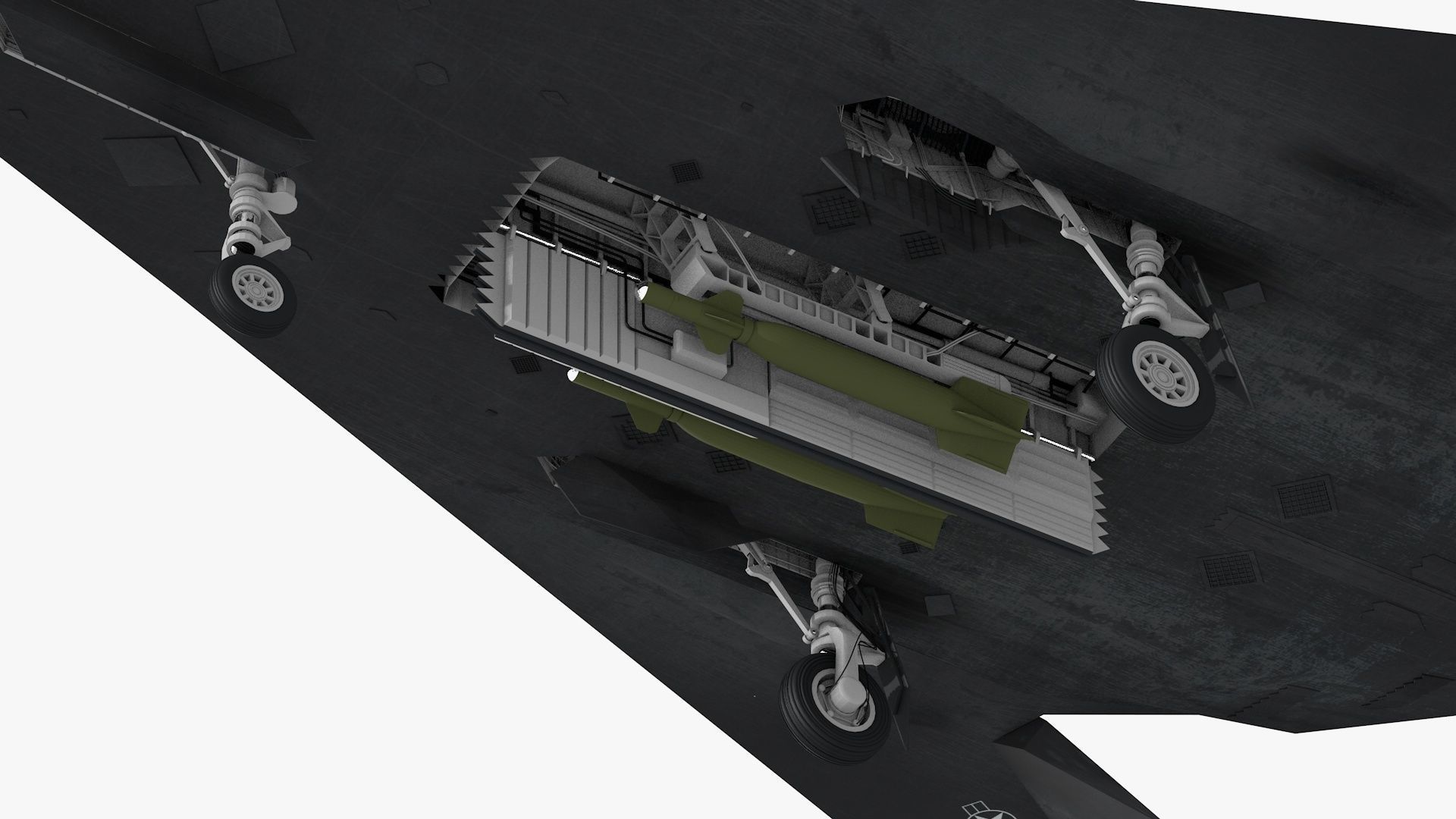 3D Model – Lockheed F-117 Nighthawk (PBR
