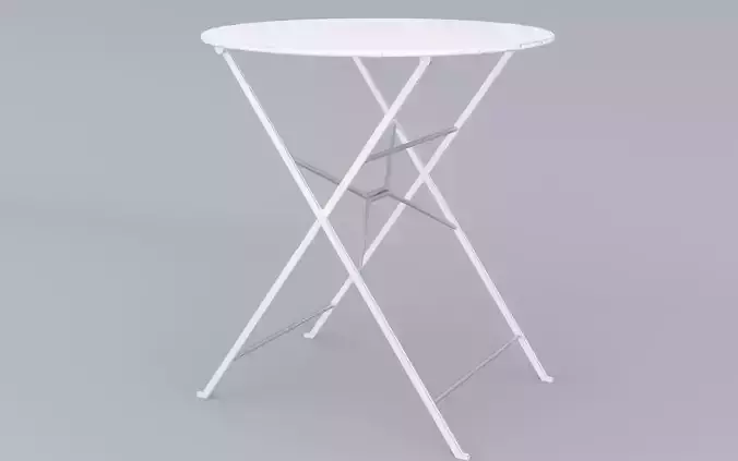 Metal Table for OutdoorLow Poly 