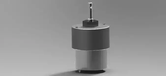 DC motor with metal gear box 