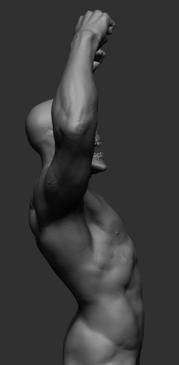 Skeletor Body Printable 3D print model_1