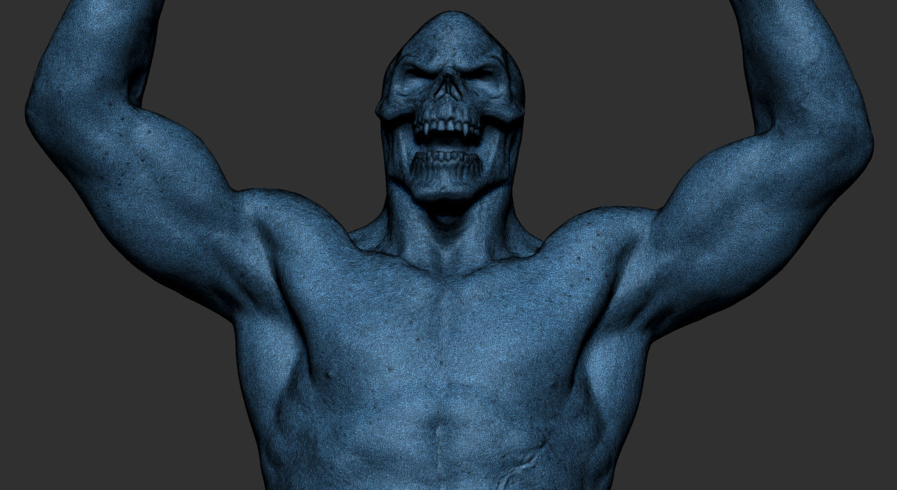 Skeletor Body Printable 3D print model_5