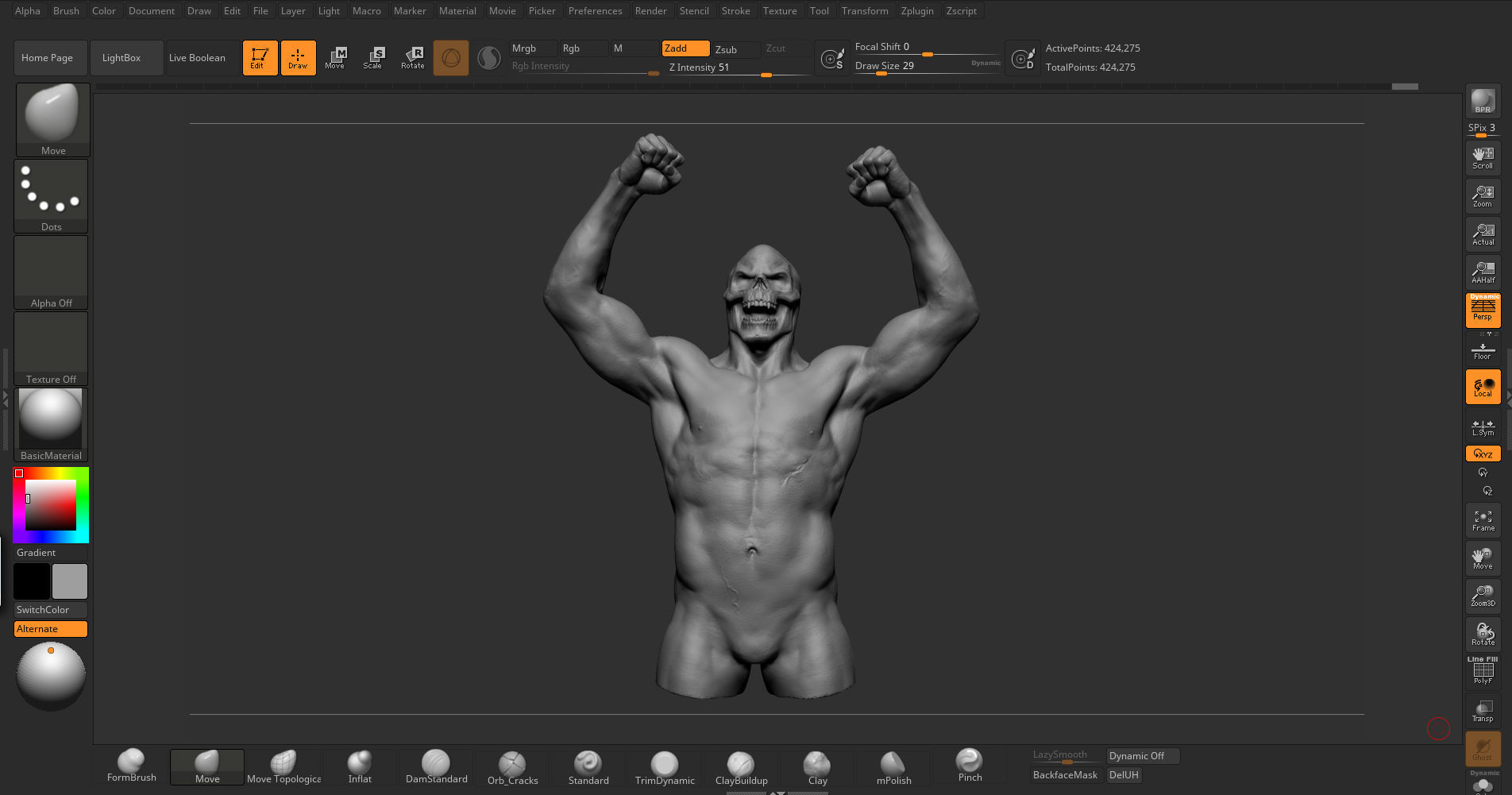 Skeletor Body Printable 3D print model_4
