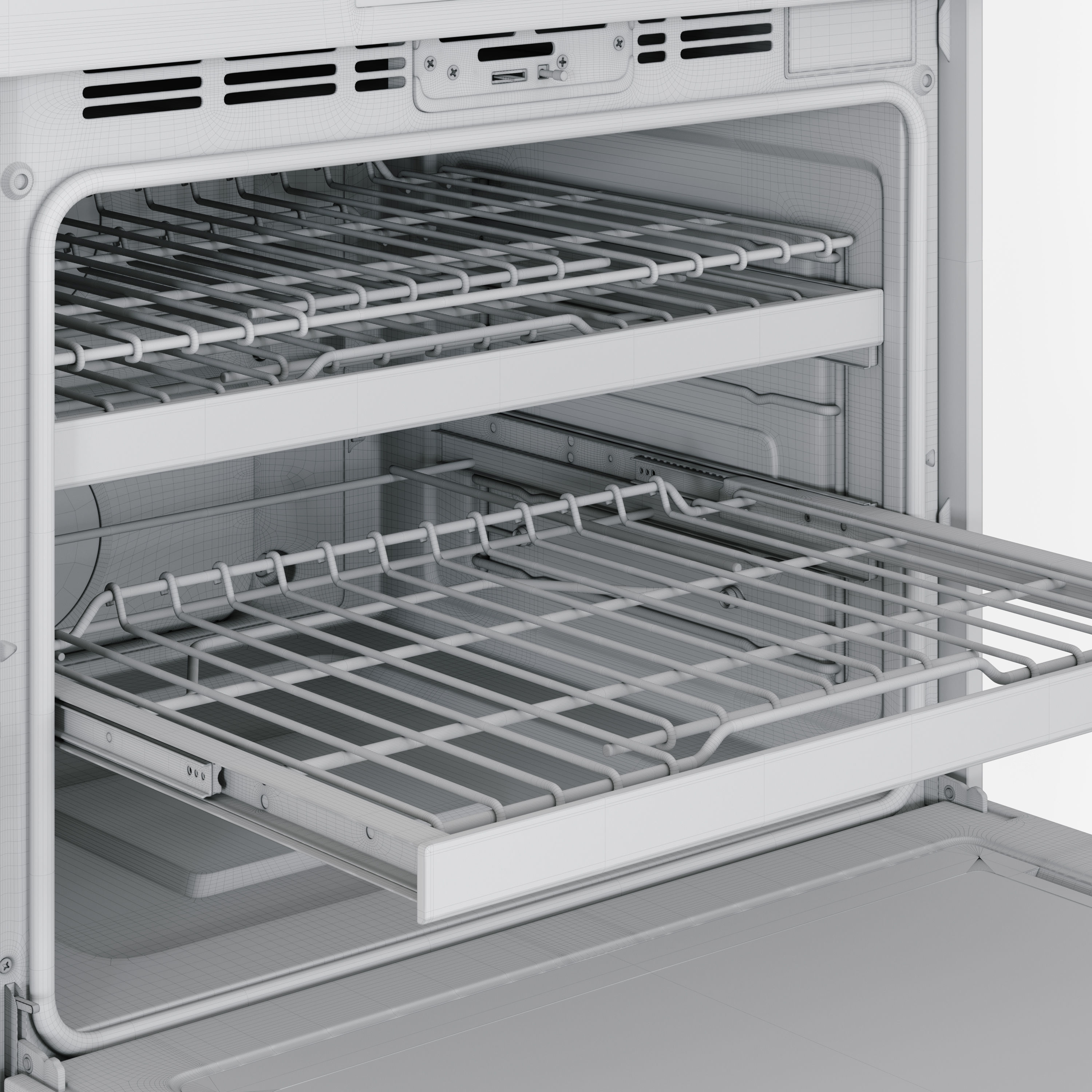 Double Wall Oven - Hyper detailed 3D model_6