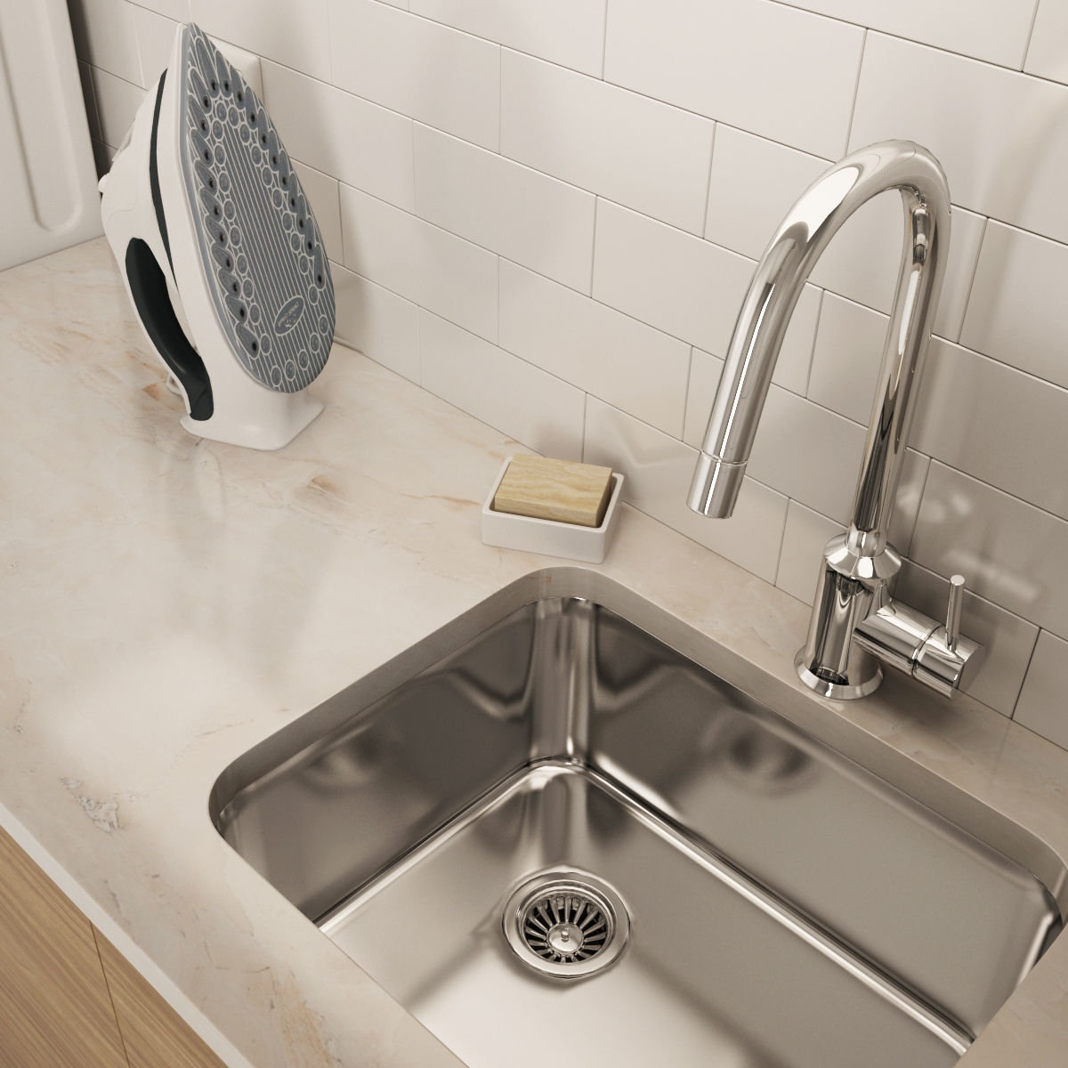 Bathroom 03 3D model_3