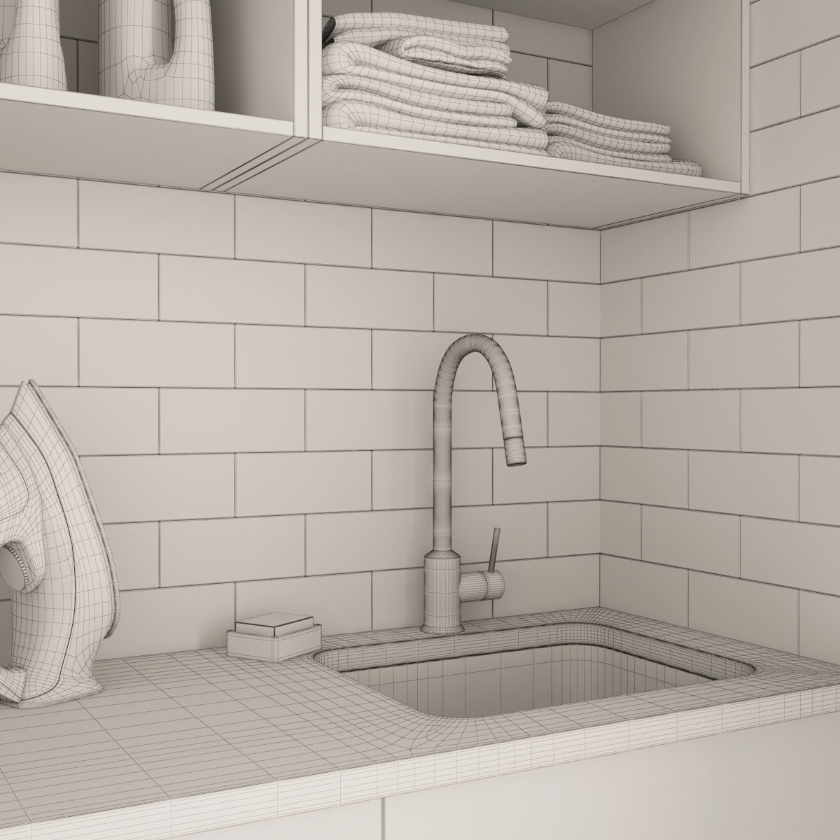 Bathroom 03 3D model_8