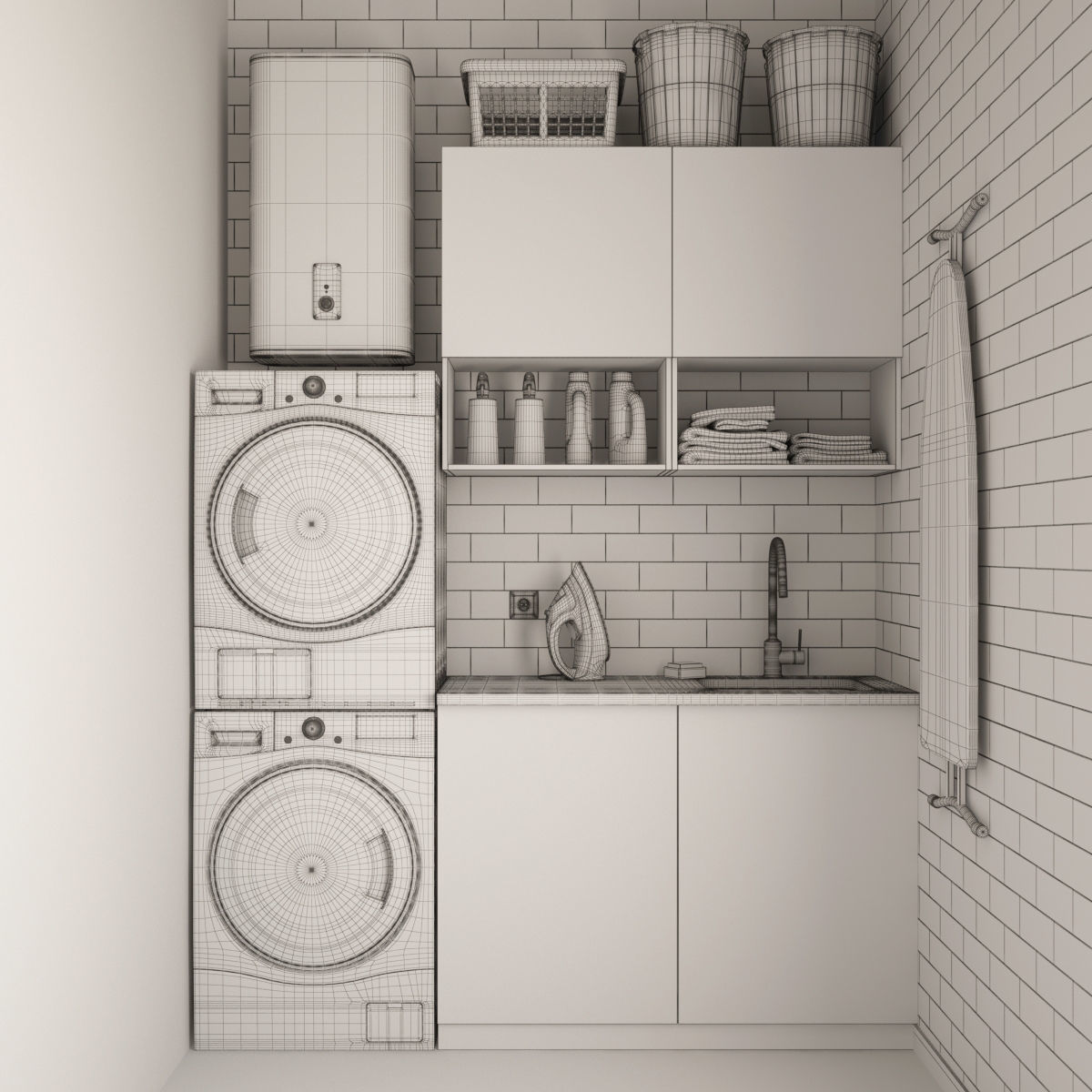 Bathroom 03 3D model_9