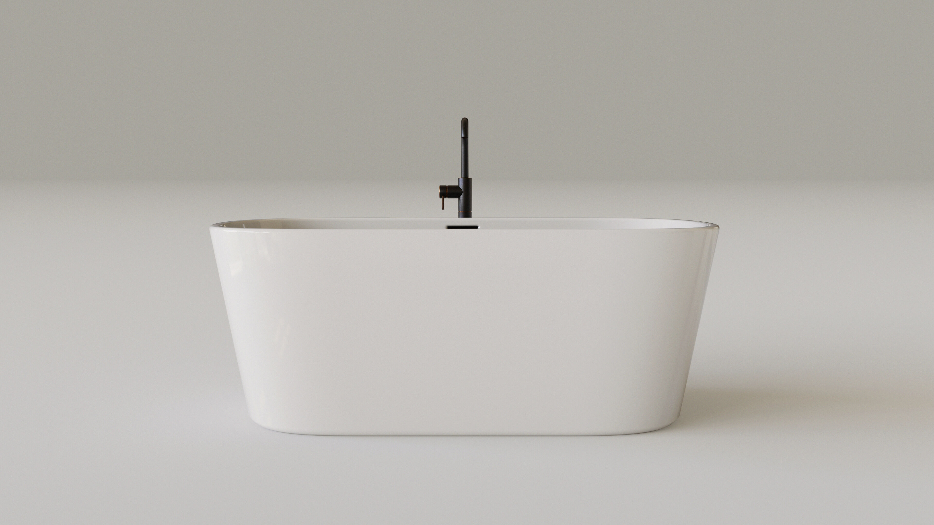 Dark Bathroom Set Low-poly 3D model_17