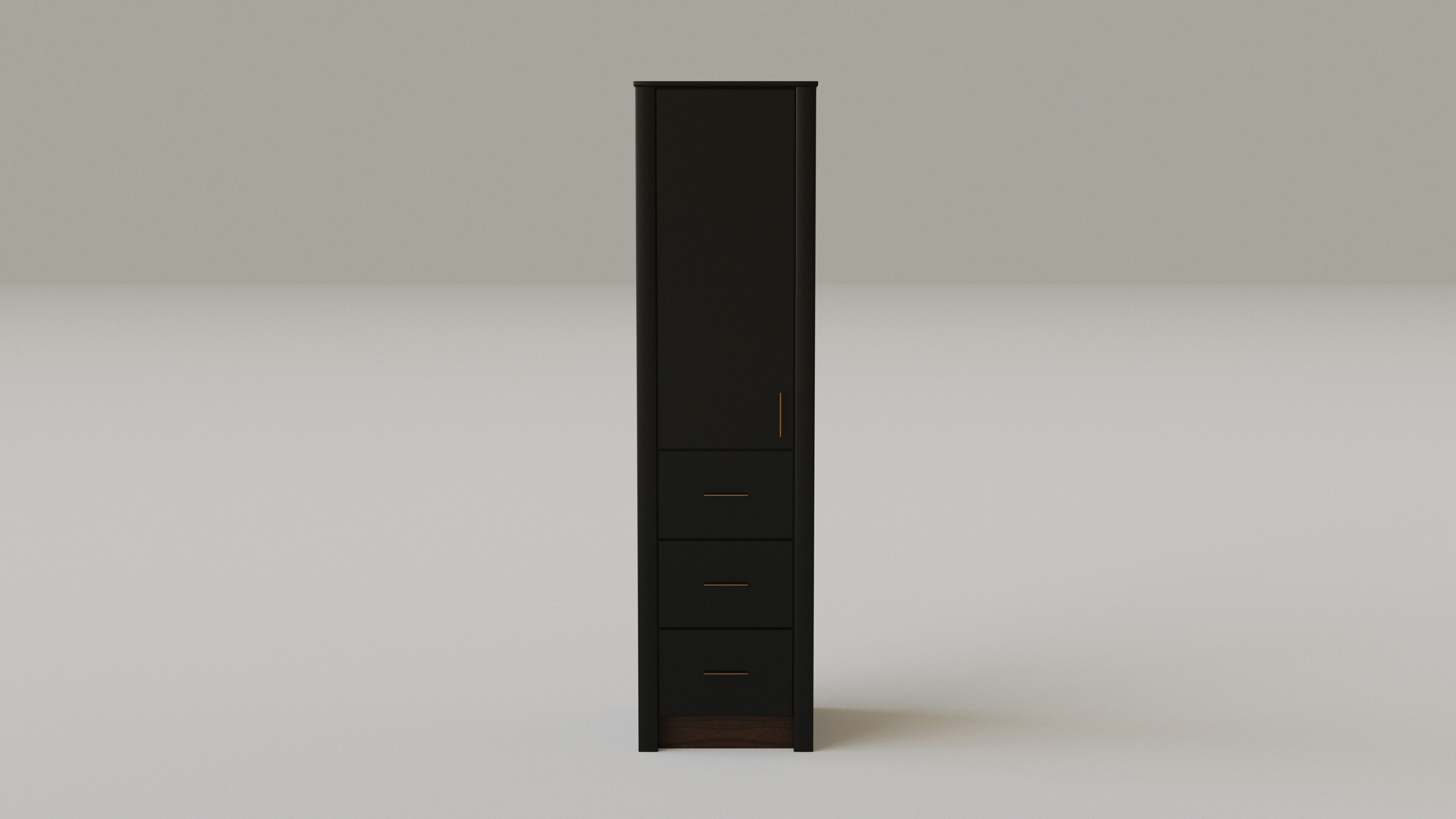 Dark Bathroom Set Low-poly 3D model_10