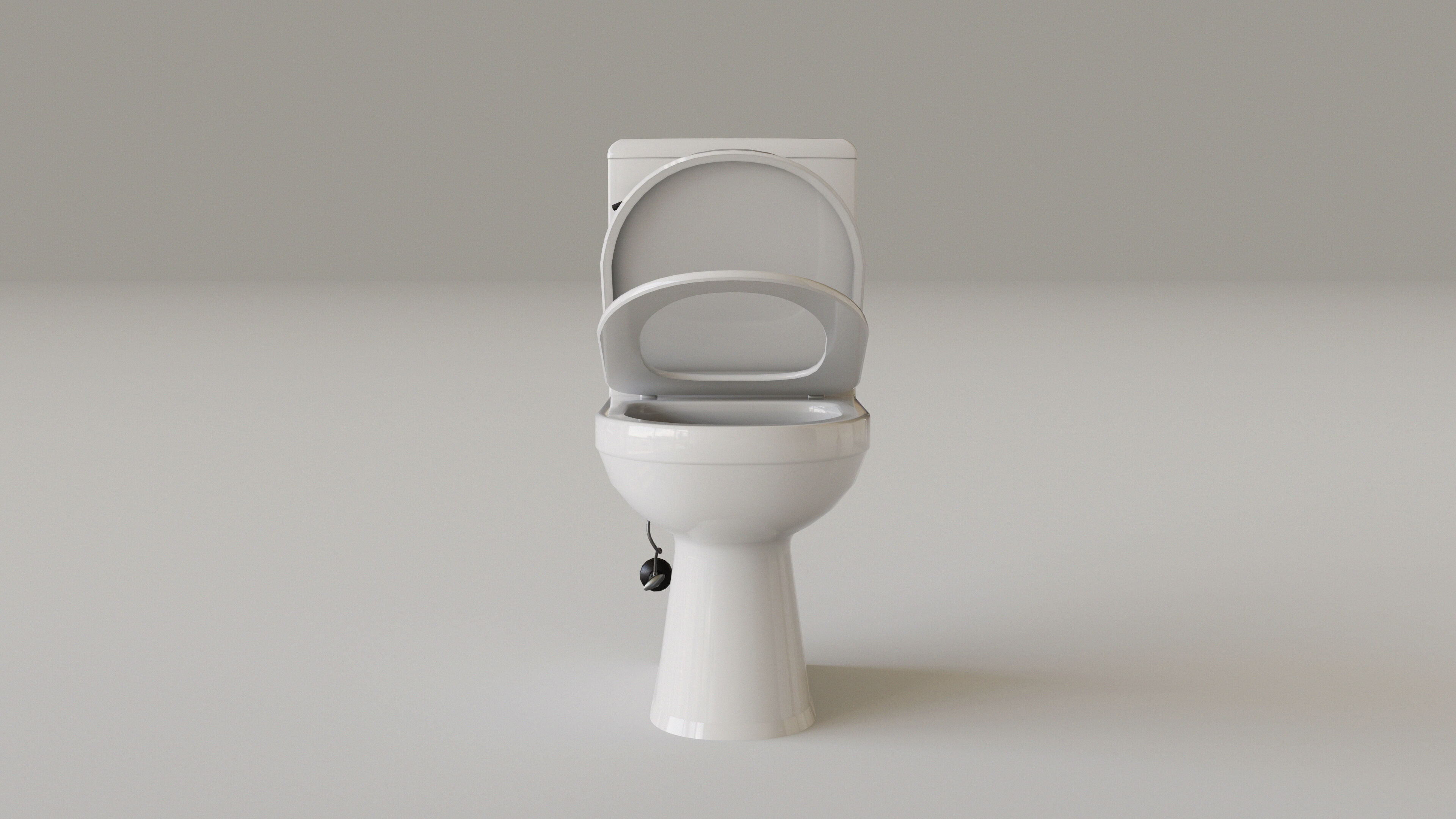 Dark Bathroom Set Low-poly 3D model_26