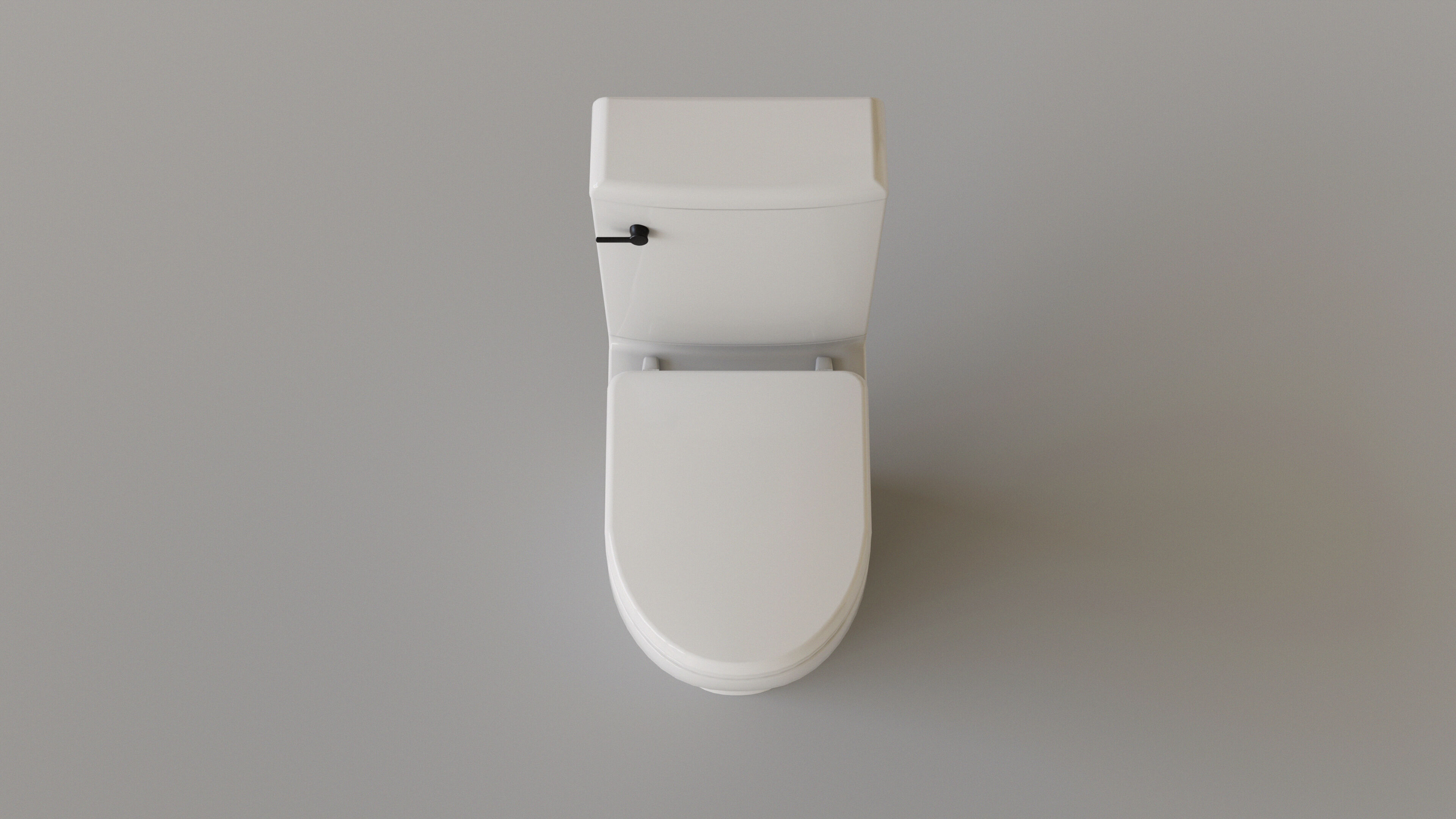 Dark Bathroom Set Low-poly 3D model_23