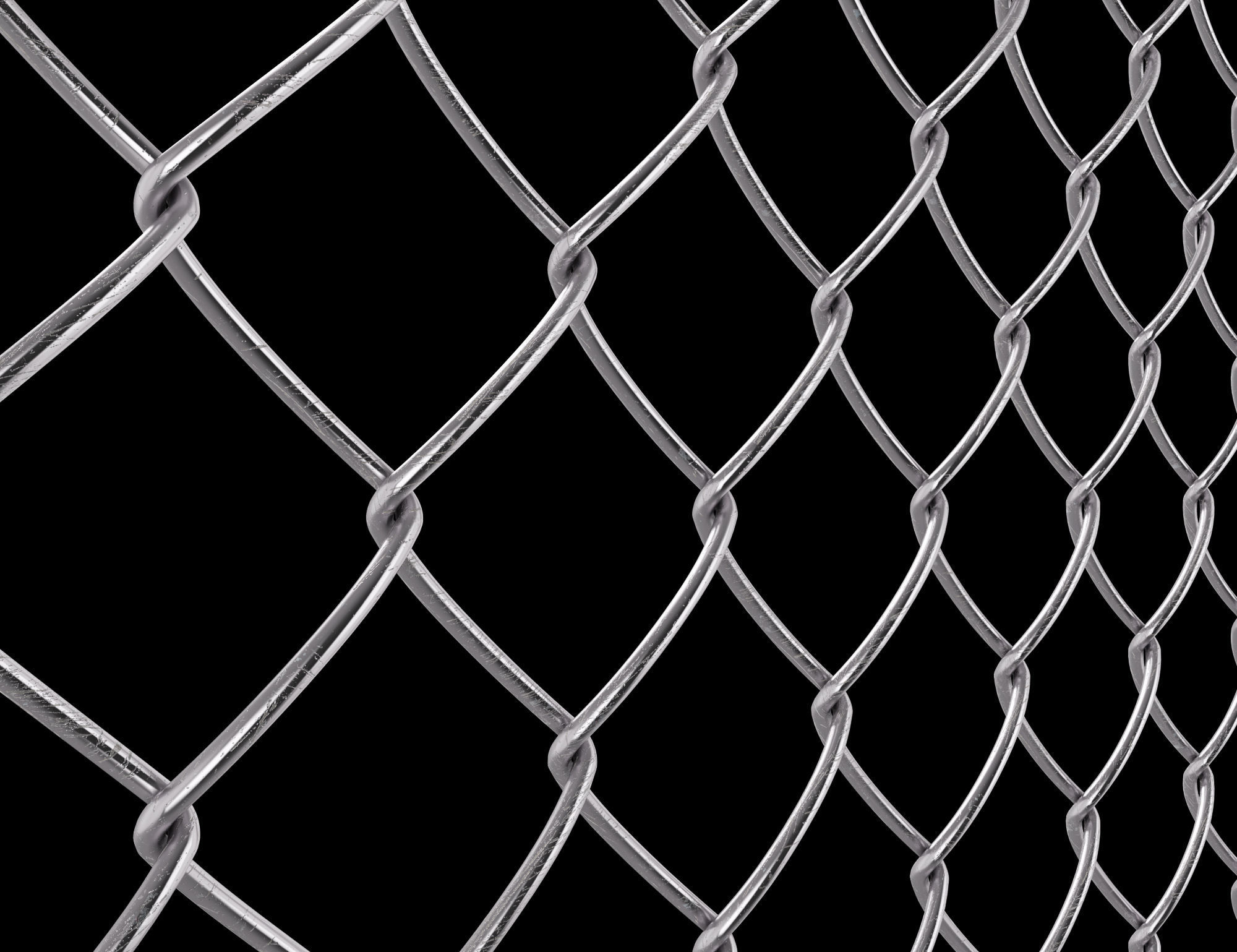 Wire Fence 3D model_1