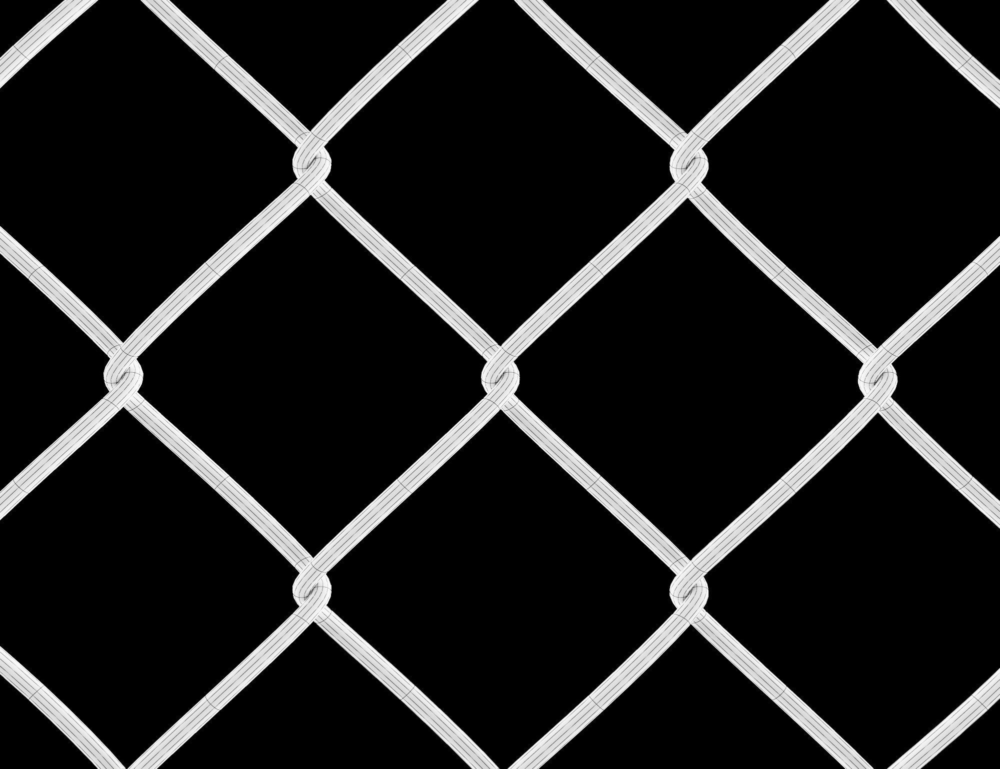 Wire Fence 3D model_5