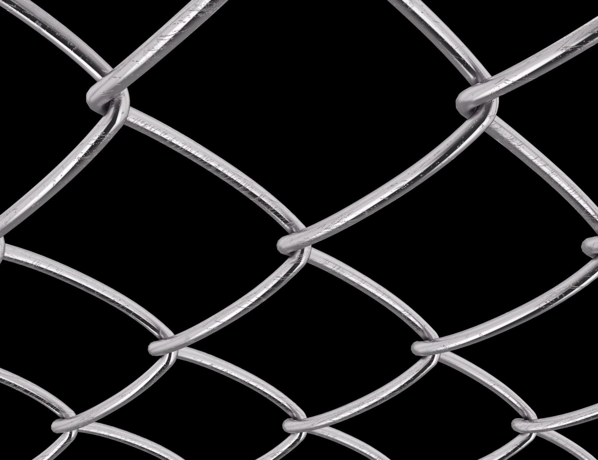 Wire Fence 3D model_2