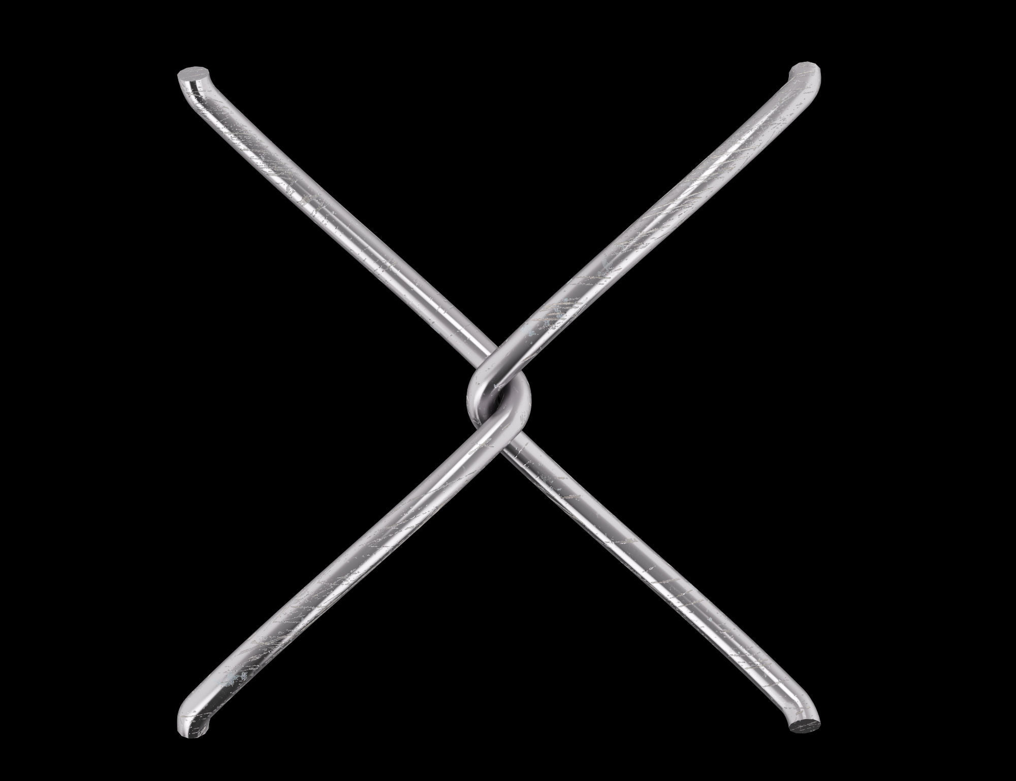 Wire Fence 3D model_4