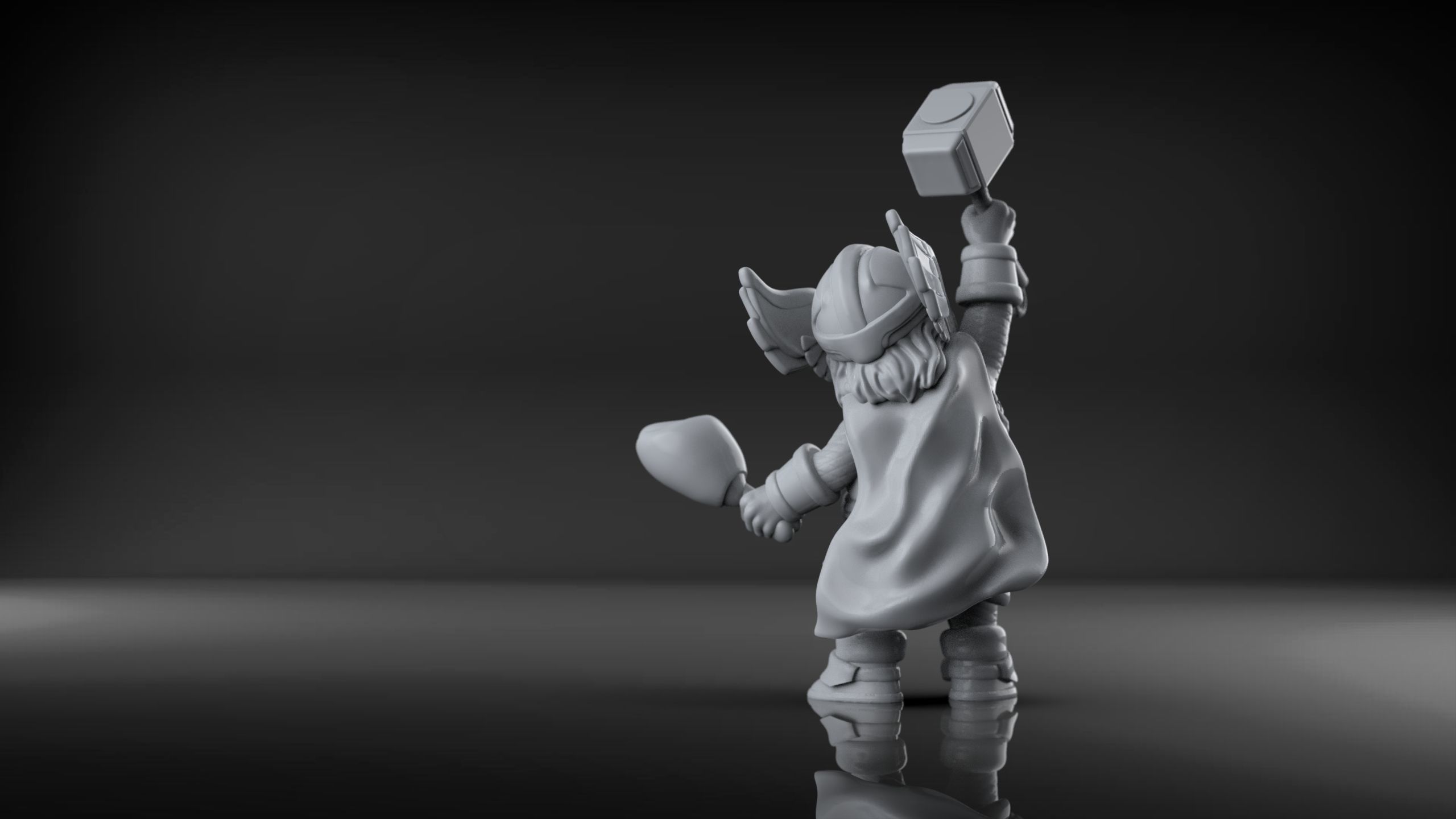 Chubby Thor 3D print model_7