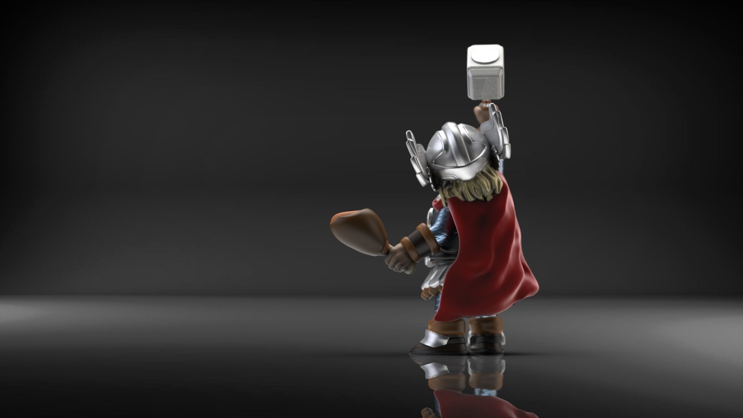 Chubby Thor 3D print model_3